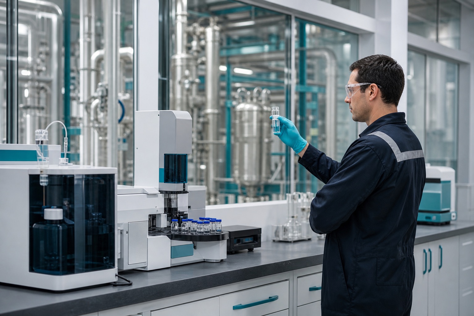 Petrochemical quality control laboratory